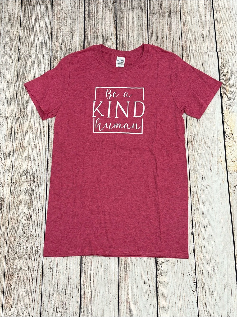 (2 for $8) NWOT Women’s BE A KIND HUMAN Pink Tshirt in Size Small